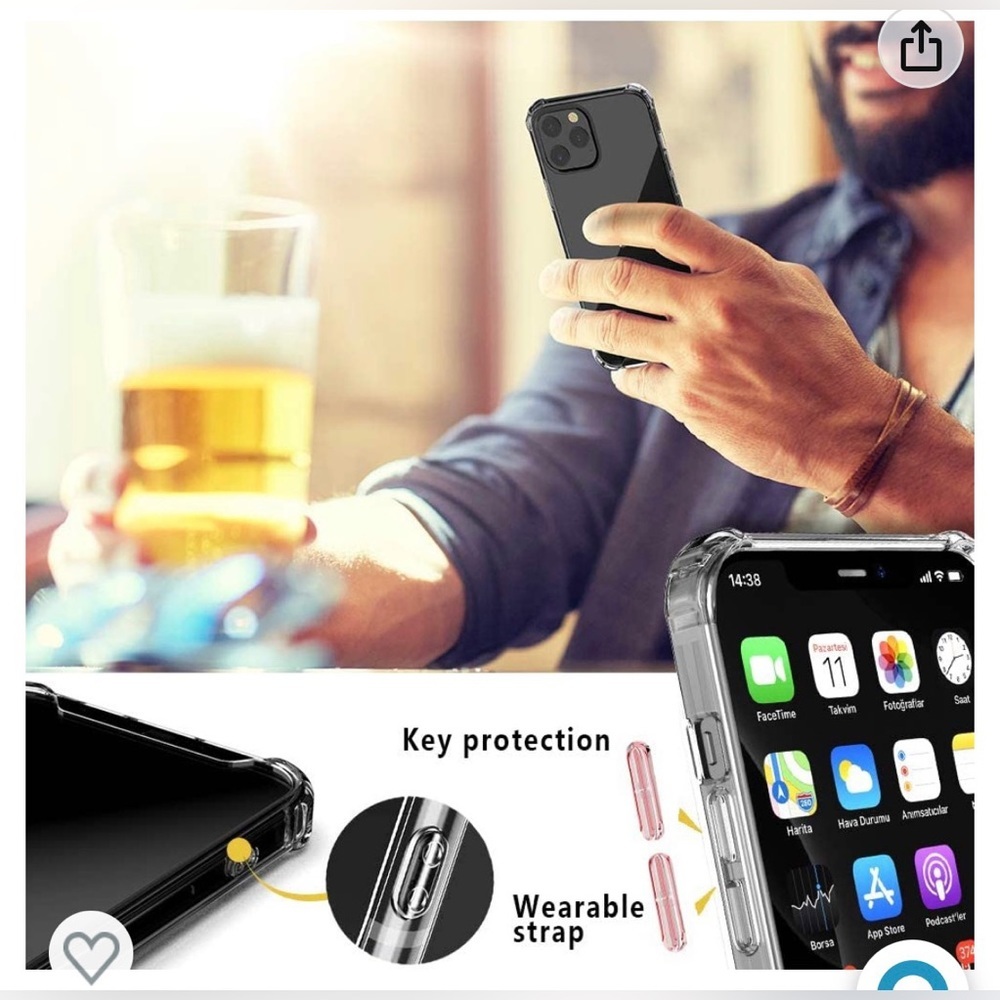 iPhone‎ 12 Pro Max clear basic case - Picture 4 of 7